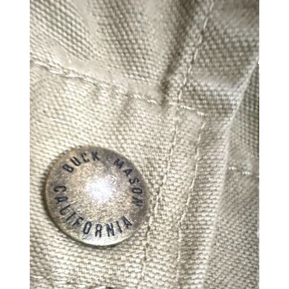 BUCK MASON Men’s Olive Marsh Fern High Desert Canvas Work Button Jacket Small - Picture 5 of 16